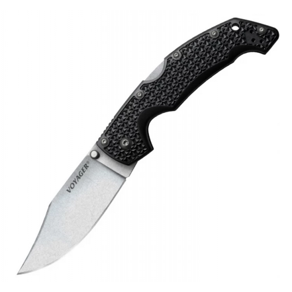 Нож COLD STEEL VOYAGER CLIP LARGE PLAIN EDGE