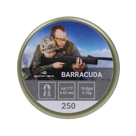 Пули Borner Barracuda 4,5 мм, 0,70 грамм, 250 штук